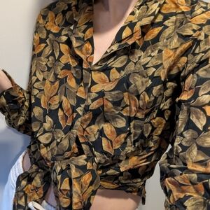 Vintage silk 🍂 blouse